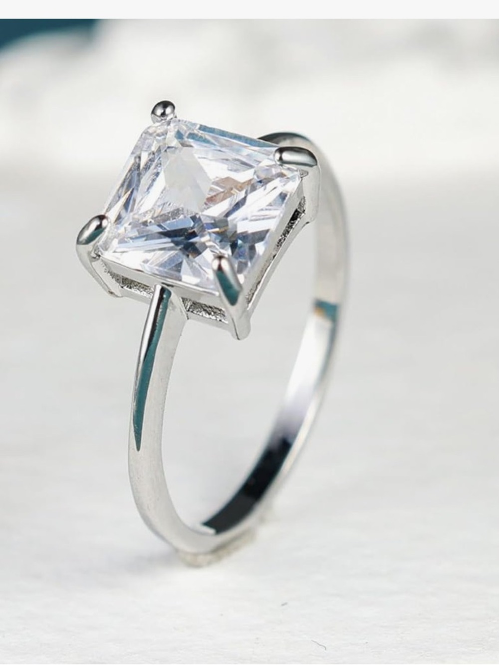 Ring-8 1/2 Brass Plated with silver This ring is made of brass plated with silve